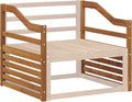 Hochwertige Armlehnen 2 pcs Braun 79 x 4 x 73 cm Holzwerkstoff Moderne Armlehnen geeignet fuer draussen strapazierfaehige Gartenmoebel entspannte Minimalisten fuer die Terrasse Variante 583