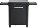 Hochwertige Cozze Premium Schrank ausgestattet mit 2 platzsparenden Seitentischen Hochwertiges Sideboard Praktischer Gartenschrank geeignet fuer den Aussenbereich Gartenmoebel Schrank fuer Gasflasche Zubehoer Variante 428