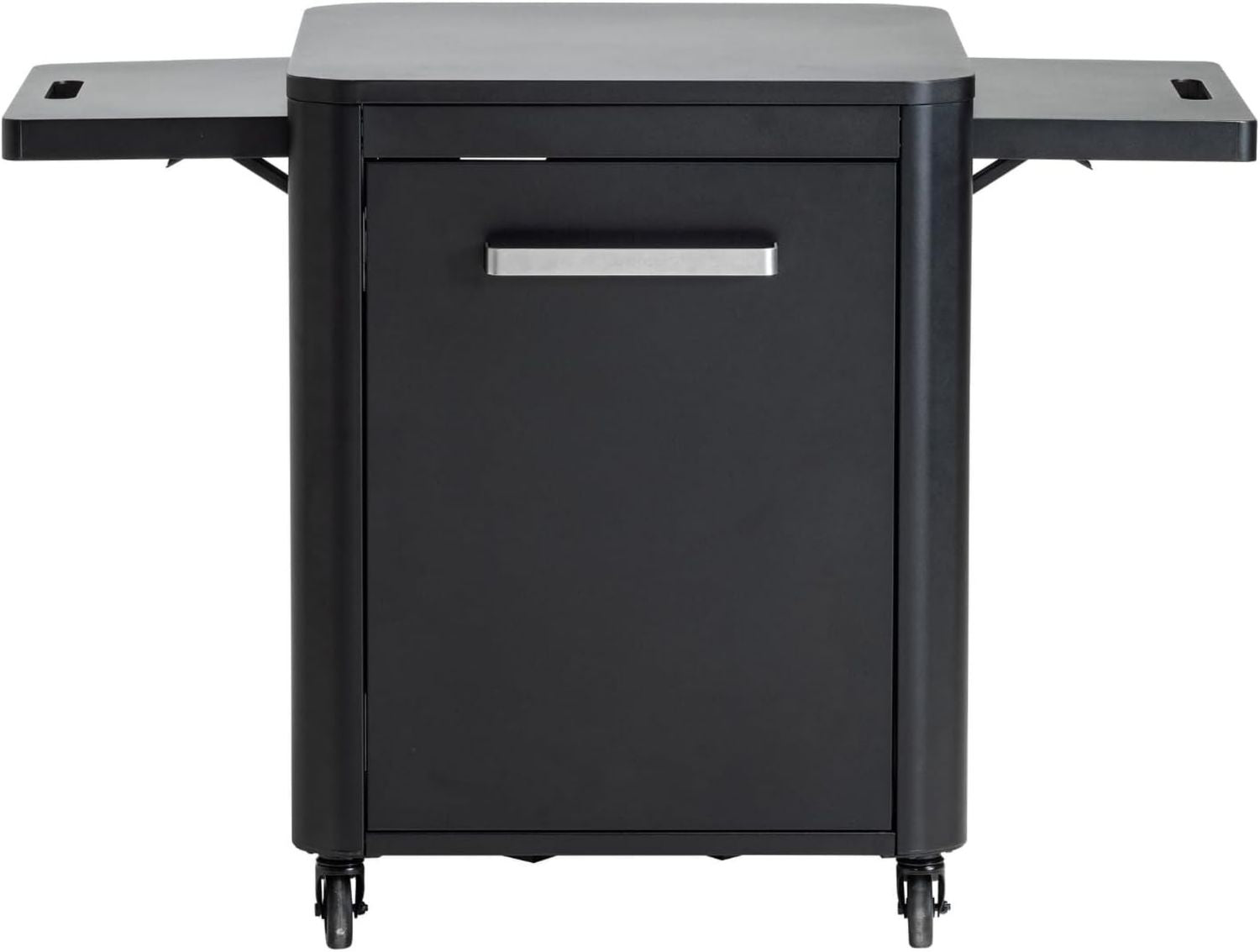 Hochwertige Cozze Premium Schrank ausgestattet mit 2 platzsparenden Seitentischen Hochwertiges Sideboard Praktischer Gartenschrank geeignet fuer den Aussenbereich Gartenmoebel Schrank fuer Gasflasche Zubehoer Variante 428