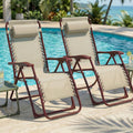 Hochwertige CASABEL Zero Gravity 2er Set Terrakotta Variante 522