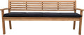 Hochwertige GRASEKAMP Qualitaet seit 1972 Kissen Gartenbank 191x46x8cm anthrazit Gartenmoebel Bank Auflagen Variante 183