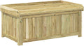 Hochwertige Kissenbox Impraegniertes Kiefernholz 104 x 60 x 47 cm und Terrasse rustikaler Aufbewahrungskasten rechteckiger Organizer geeignet fuer die Terrasse pflegeleicht viel Platz Variante 573