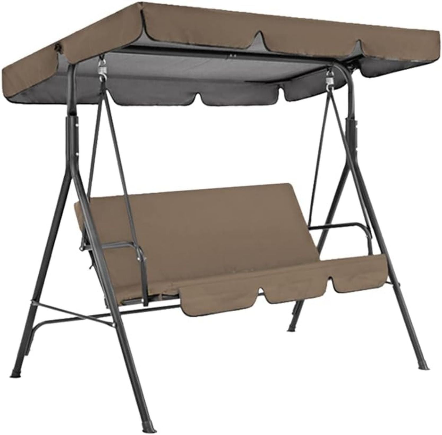 Hochwertige Universal Ersatzdach geeignet fuer Gartenschaukel UV bestaendig fuer den Aussenbereich 164 x 114 x 15 cm perfekte Passform fuer Hollywood Schaukel langlebiges Gartenmoebel Zubehoer Variante 59